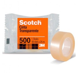 CINTA ADHESIVA SCOTCH M/500 18X30